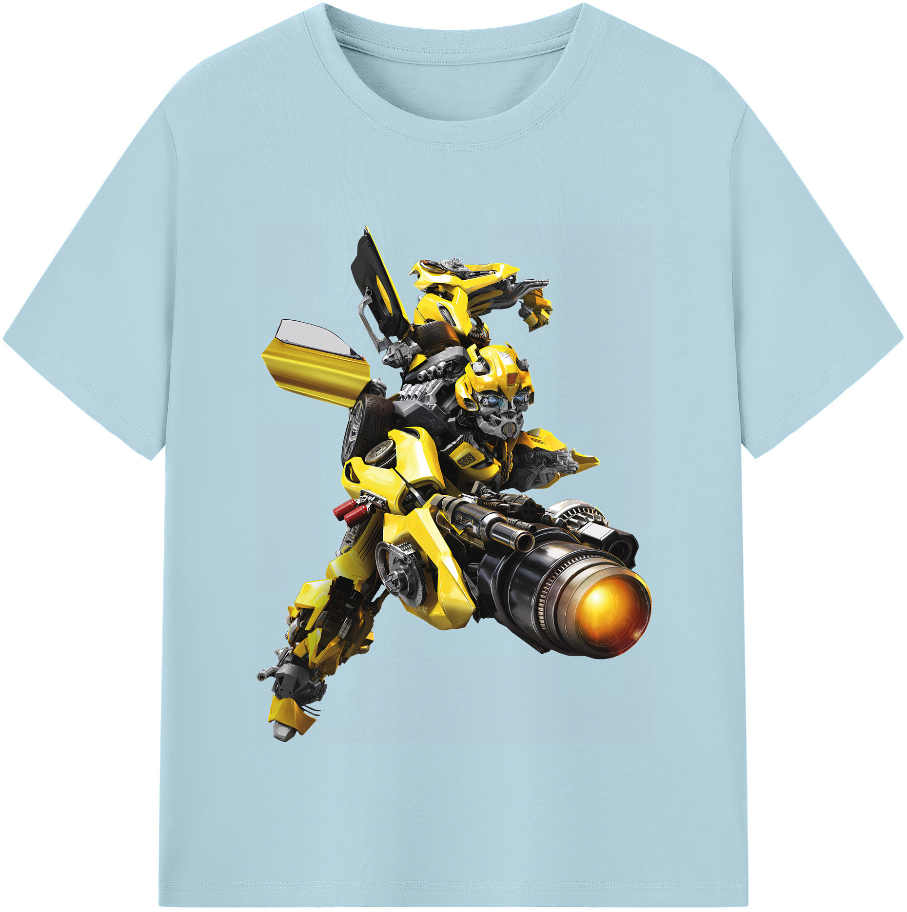 （画像用） Transformers トランスフォーマー 綿100％半袖Tシャツ（フロントプリント）